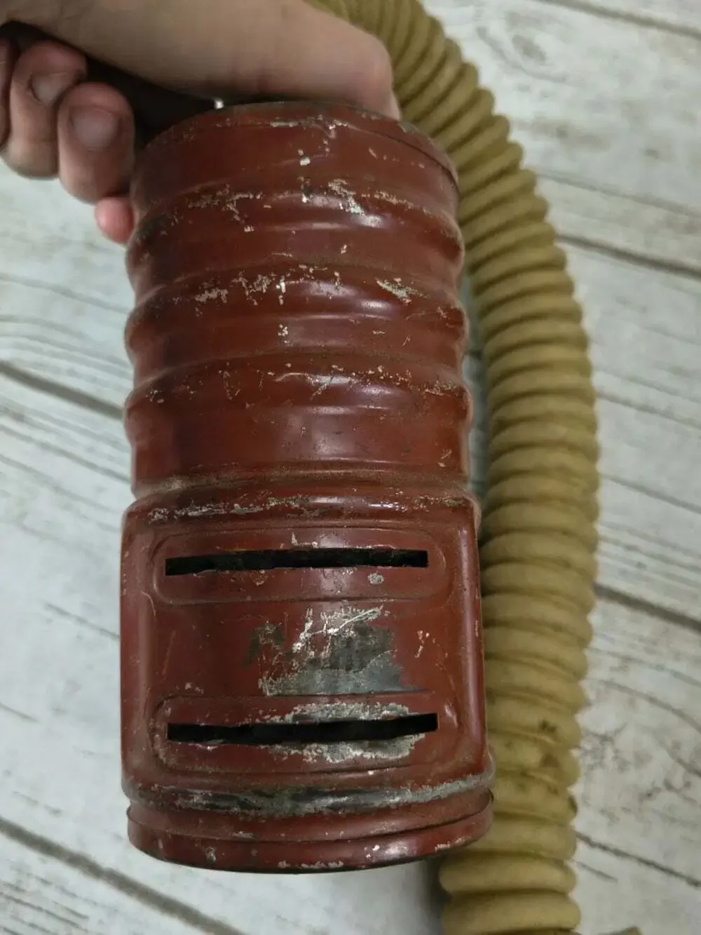 1941 GAS MASK MK-II (WORLD WAR II, WWII, WW2) December 24 1941 Christmas Eve
